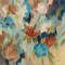 Blue and Sienna Floral by Silvia Vassileva 24" x 24" Canvas Wall Art
